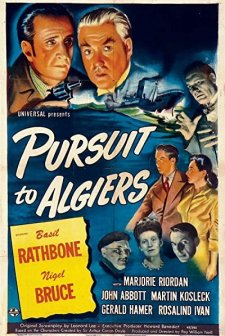 Sherlock Holmes In Pursuit To Algiers (1945) afişi
