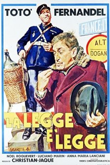 The Law Is the Law (1958) afişi