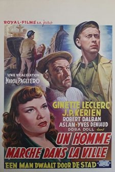 Un Homme Marche Dans La Ville (1950) afişi