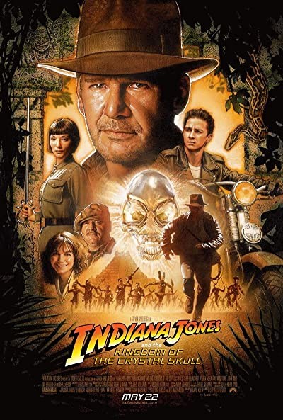 Indiana Jones ve Kristal Kafatası Krallığı (2008) afişi