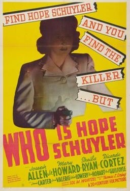 Who ıs Hope Schuyler? (1942) afişi