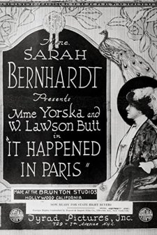 It Happened In Paris (1919) afişi