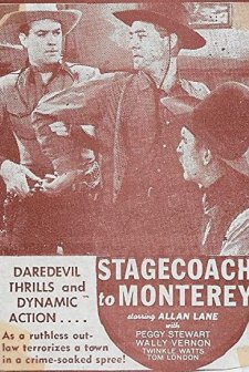 Stagecoach To Monterey (1944) afişi