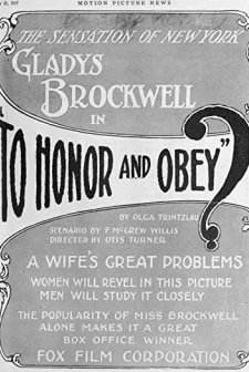 To Honor And Obey (1917) afişi