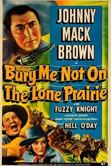 Bury Me Not On The Lone Prairie (1941) afişi