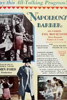 Napoleon's Barber (1928) afişi
