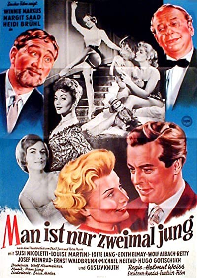 Man Ist Nur Zweimal Jung (1958) afişi
