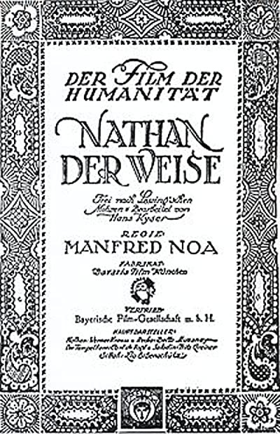 Nathan Der Weise (1922) afişi
