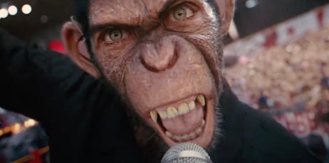 Yeni Müzikal Film "Better Man" Fragmanında Robbie Williams Bir Şempanze!