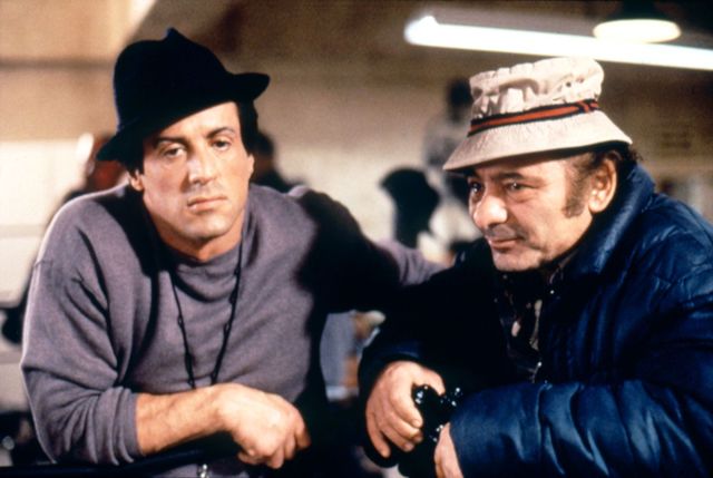 Sylvester Stallone ve Burt Young "Rocky" serisinde Sylvester Stallone ve Burt Young "Rocky" serisinde