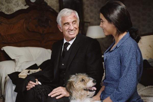 Un Homme Et Son Chien Fotoğrafı