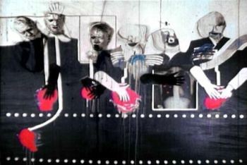 Six Figures Getting Sick Fotoğrafı